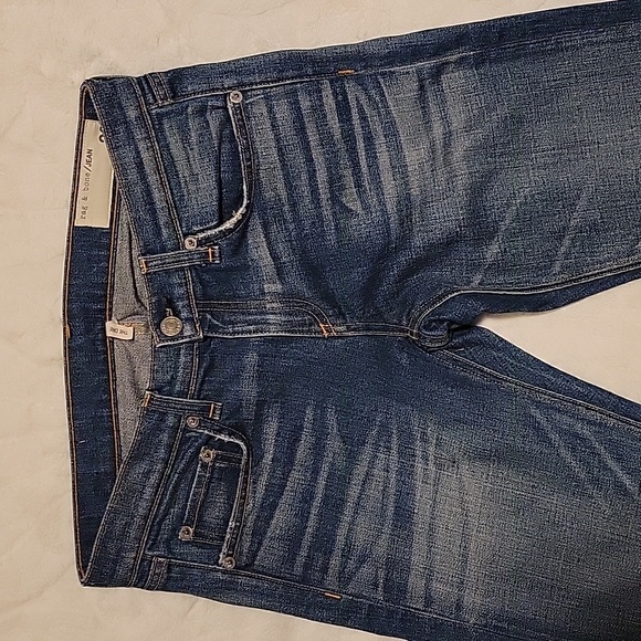 Rag & Bone The Dre Low Rise Straight Boyfriend Jeans Size 26 - Picture 3 of 11